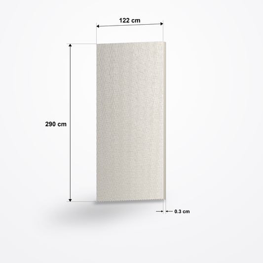 לוח אבן גמישה לבנה 120*60*0.35 ס"מ