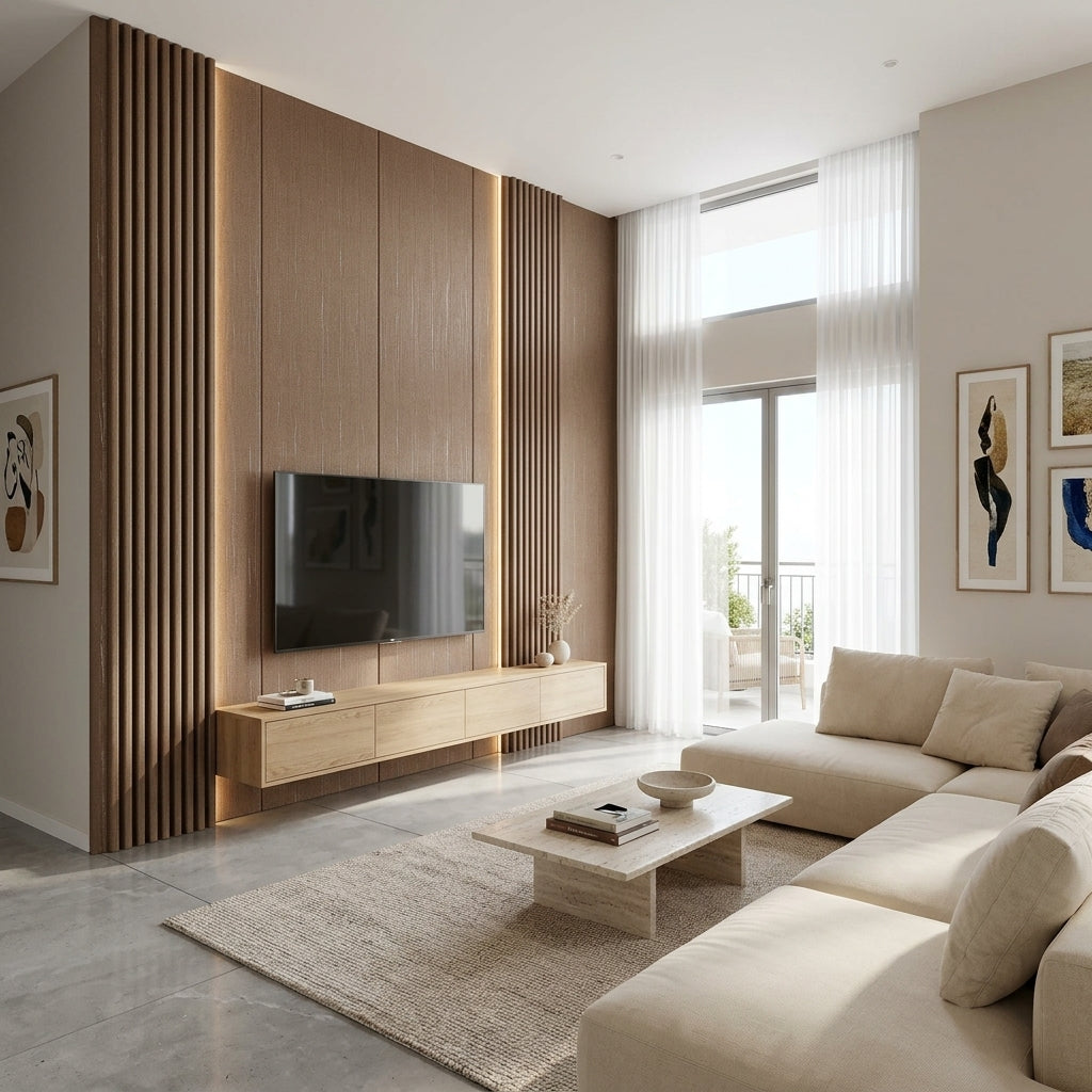 חיפוי קיר דגם 99011 – סלון קיר טלוויזיה