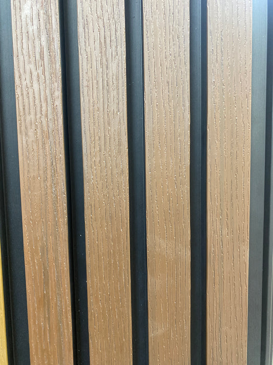 סרגל חיפוי חוץ בגוון חום שוקולד |22x290