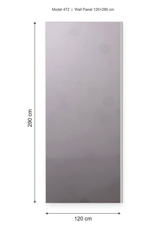 472|לוח חיפוי סגלגל חלק |120x290