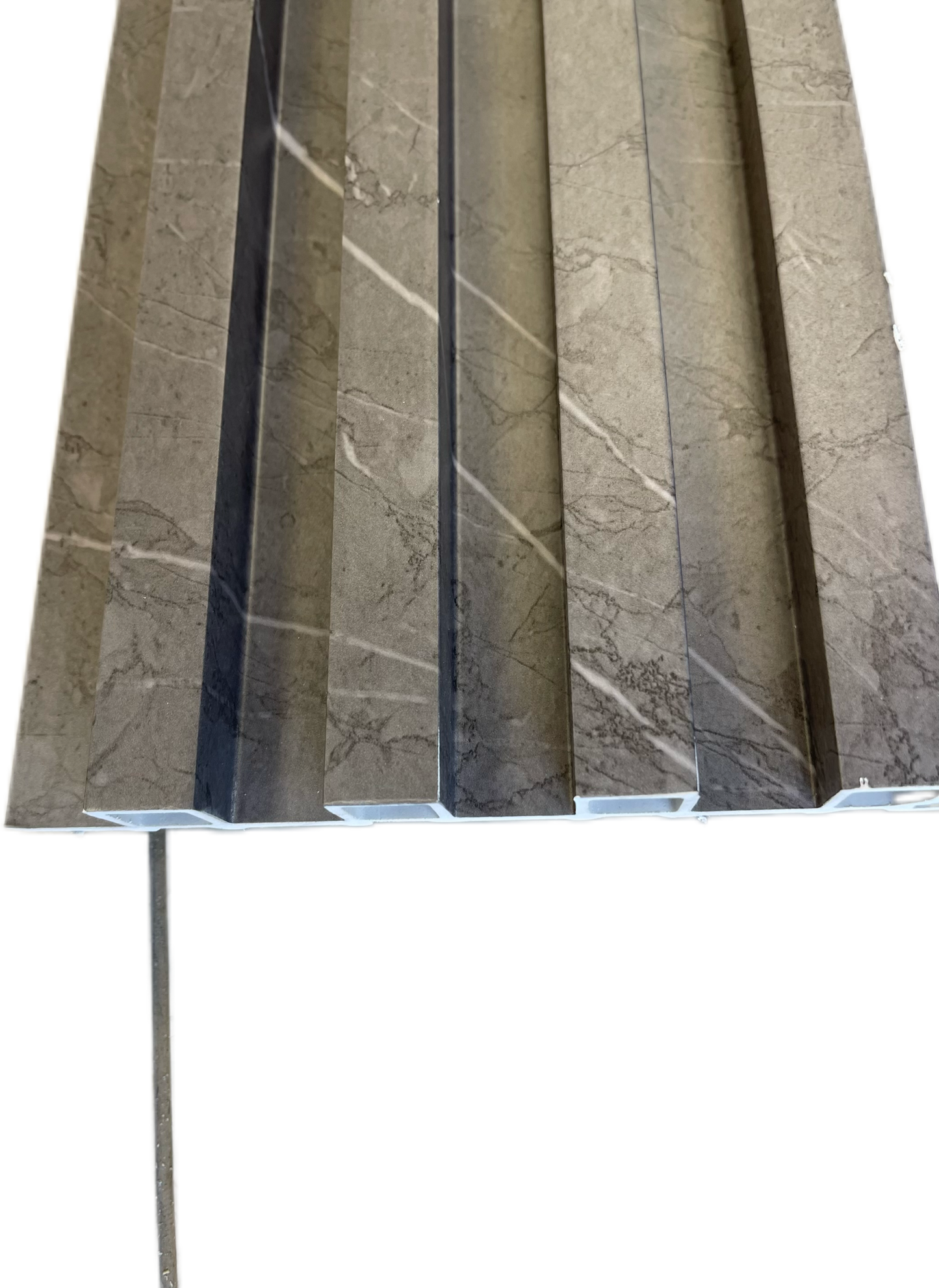 סרגל  אפור עם טקסטורת שיש – דגם 154