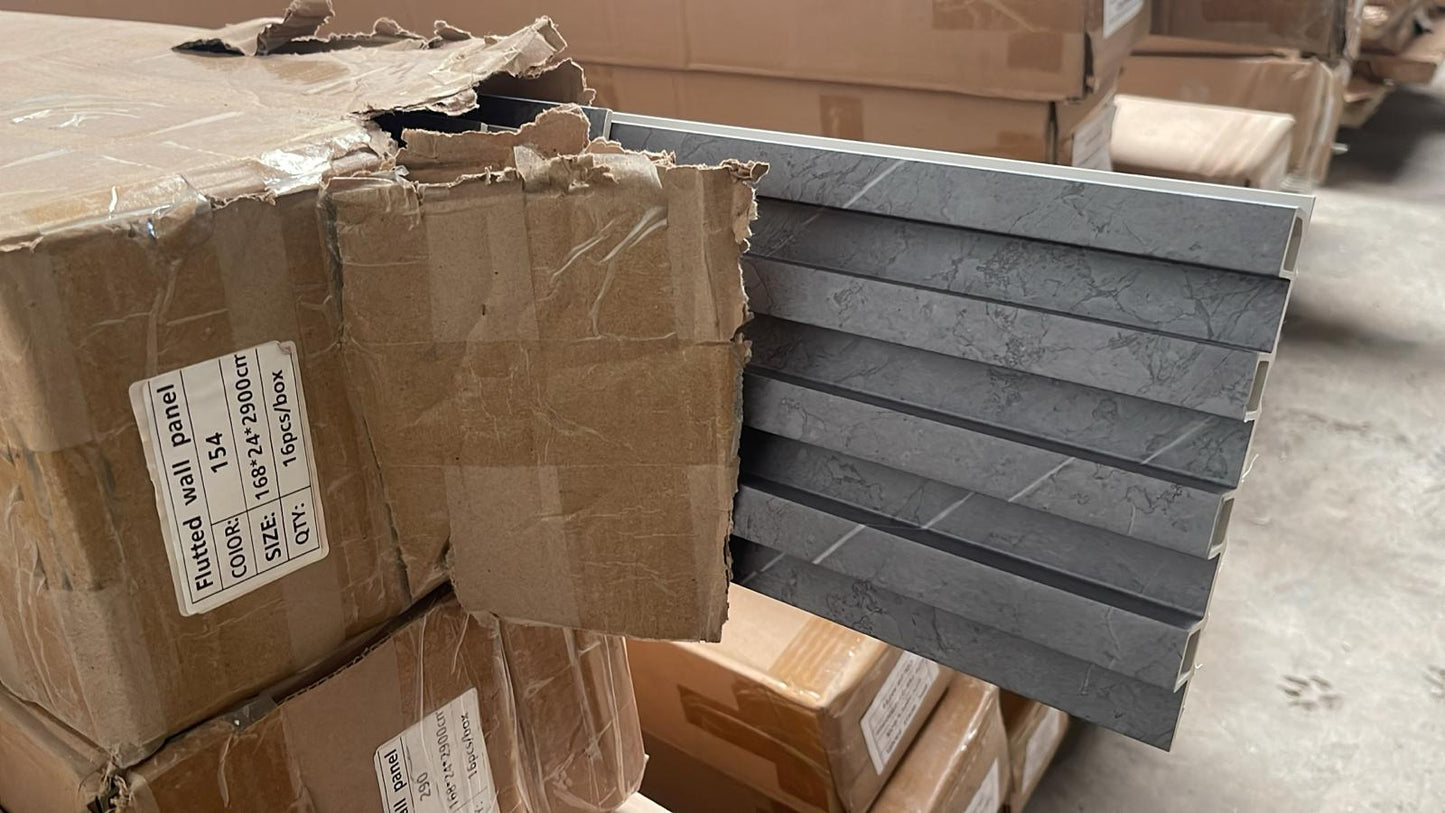 סרגל  אפור עם טקסטורת שיש – דגם 154