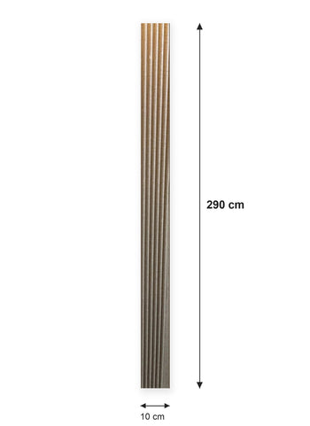 סרגל חיפוי דמוי בד יוטה | דגם PB37 | 10×290 ס״מ